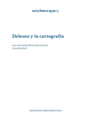 cover image of Deleuze y la cartografía